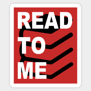 Read to Me Book Lover Sticker